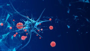 3d render biological cell